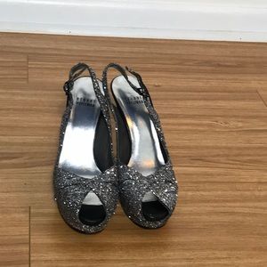Stuart Weirzman sz 7 glitter platforms